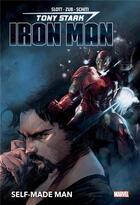Couverture du livre « Tony Sstark : Iron Man t.1 ; self-made man » de Dan Slott et Valerio Schiti aux éditions Panini