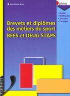 Couverture du livre « Brevets et diplomes des metiers du sport » de Nucchi aux éditions Vuibert
