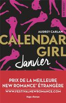 Couverture du livre « Calendar girl T.1 ; janvier » de Audrey Carlan aux éditions Hugo Roman