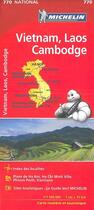 Couverture du livre « Carte nationale 770 vietnam laos cambodge » de Collectif Michelin aux éditions Michelin