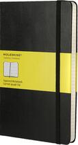 Couverture du livre « Carnet quadrille - grand format - couverture rigide noire » de Moleskine aux éditions Moleskine