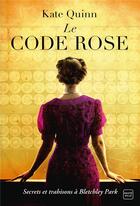 Couverture du livre « Le code rose » de Kate Quinn aux éditions Hauteville