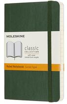 Couverture du livre « Carnet ligné poche souple vert myrte » de  aux éditions Moleskine