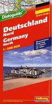 Couverture du livre « Allemagne nord dg 1/500 000 » de  aux éditions Hallwag