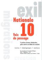 Couverture du livre « Nationale 10 ; voix de passage » de  aux éditions Script