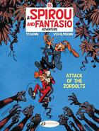 Couverture du livre « Spirou & Fantasio adventures t.18 ; attack of the zordolts » de Fabien Vehlmann aux éditions Cinebook
