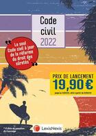 Couverture du livre « Code civil (édition 2022) » de Laurent Leveneur aux éditions Lexisnexis