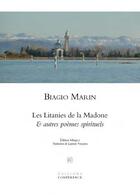 Couverture du livre « Les litanies de la Madone et autres poèmes spirituels » de Biagio Marin aux éditions Conference