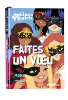 Couverture du livre « Kinra girls t.16 ; faîtes un voeu » de Moka et Anne Cresci aux éditions Play Bac