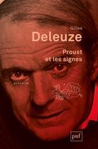 Couverture du livre « Proust et les signes (5e édition) » de Gilles Deleuze aux éditions Puf