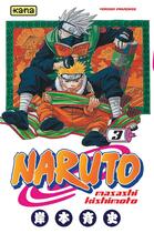 Couverture du livre « Naruto t.3 » de Masashi Kishimoto aux éditions Kana