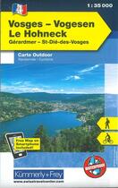 Couverture du livre « 04 - Vosges Le Hohneck Waterproof » de  aux éditions Hallwag