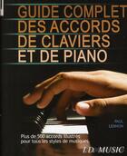 Couverture du livre « Guide complet des accords de claviers et de piano » de Paul Lennon aux éditions Id Music