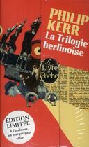 Couverture du livre « La trilogie berlinoise ; coffret t.1 à t.3 » de Philip Kerr aux éditions Le Livre De Poche