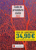 Couverture du livre « Code de procédure civile : jaquette corail (édition 2022) » de Loic Cadiet aux éditions Lexisnexis