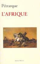 Couverture du livre « L'Afrique » de Petrarque aux éditions Millon