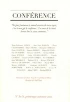 Couverture du livre « CONFERENCE T.30/31 » de  aux éditions Conference
