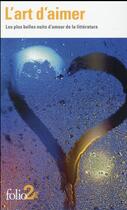 Couverture du livre « L'art d'aimer ; les plus belles nuits d'amour de la littérature » de  aux éditions Folio