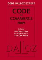 Couverture du livre « Code de commerce 2009 » de  aux éditions Dalloz