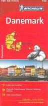 Couverture du livre « Carte nartionale 749 danemark » de Collectif Michelin aux éditions Michelin