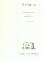 Couverture du livre « Batailles » de Jean-Michel Ribes et Roland Topor aux éditions Actes Sud-papiers