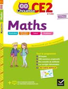 Couverture du livre « Maths ce2 » de Lucie Domergue aux éditions Hatier