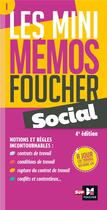 Couverture du livre « Les mini mémos Foucher T.1 ; social (4e édition) » de  aux éditions Foucher