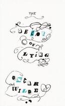 Couverture du livre « Oscar wilde the decay of lying » de Oscar Wilde aux éditions Penguin Uk