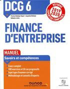 Couverture du livre « DCG 6 - finance d'entreprise - manuel - réforme expertise comptable » de Florence Delahaye-Duprat aux éditions Dunod