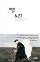 Couverture du livre « Faust » de Robert Nye aux éditions Noir Sur Blanc
