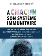 Couverture du livre « À chacun son système immunitaire » de Heather Moday aux éditions Editions De L'homme