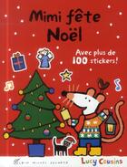 Couverture du livre « Mimi fête Noël » de Lucy Cousins aux éditions Albin Michel Jeunesse