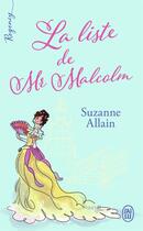 Couverture du livre « La liste de Mr Malcolm » de Suzanne Allain aux éditions J'ai Lu