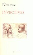 Couverture du livre « Invectives » de Petrarque aux éditions Millon