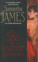 Couverture du livre « The sins of viscount Sutherland » de Samantha James aux éditions Avon