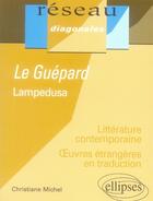 Couverture du livre « Le guépard de Lampedusa » de Michel aux éditions Ellipses Marketing