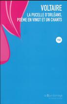 Couverture du livre « La pucelle d'Orléans, poème en vingt et un chants » de Voltaire aux éditions La Bourdonnaye