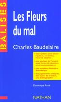 Couverture du livre « Les fleurs du mal » de Charles Baudelaire aux éditions Nathan