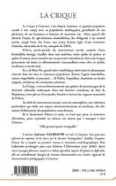 Couverture du livre « La crique » de Sylviane Vayaboury aux éditions L'harmattan