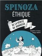 Couverture du livre « Spinoza : éthique ; de la vérité au bonheur » de Philippe Amador aux éditions Dunod