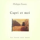 Couverture du livre « Capri et moi » de Philippe Fusaro aux éditions La Fosse Aux Ours
