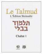 Couverture du livre « Le talmud ; l'édition Steinsaltz ; volume 32 Chabat ; t.1 » de Adin Steinsaltz aux éditions Biblieurope