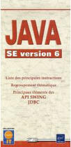 Couverture du livre « Java se version 6 ; liste des instructions ; principaux éléments des api swing et jdbc » de Collectif aux éditions Eni