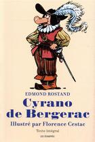 Couverture du livre « Cyrano de Bergerac illustré par Florence Cestac » de Florence Cestac aux éditions Les Echappes
