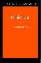 Couverture du livre « Public Law » de Tomkins Adam aux éditions Oup Oxford