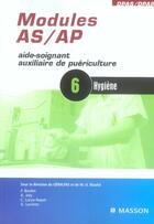Couverture du livre « Modules AS/AP ; module 6 ; hygiène » de  aux éditions Elsevier-masson