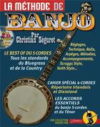 Couverture du livre « La methode de banjo livre + cd » de Christian Seguret aux éditions Jj Rebillard