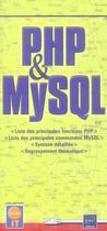 Couverture du livre « PHP et mySQL ; liste des principales fonctions et syntaxes » de Collectif aux éditions Eni