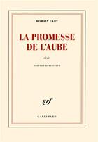Couverture du livre « La promesse de l'aube » de Romain Gary aux éditions Gallimard
