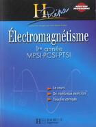 Couverture du livre « Electromagnetisme ; 1e annee mpsi, ptsi, pcsi » de Jean-Marie Brebec aux éditions Hachette Education
